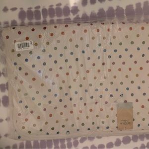 Kyte baby Toddler oat polka dot blanket
